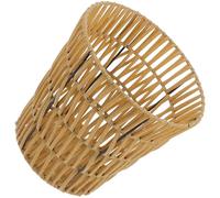 BESPORTBLE Corbeille à Papier Tressée en Pp Panier à Linge Petit Format 20x20x15 Cm Couleur Kaki Panier Polyvalent pour Rangement Maison et Poubelle Multifonctionnelle