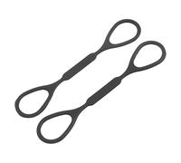 BESPORTBLE Cordon Élastique Noir en Silicone pour Trompette, Corde de Remorquage Petite Taille, Accessoire Tube de Changement de Voix, Résistant la Traction, pour Instruments à Vent