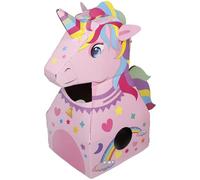 BESPORTBLE Costume Carton à Porter pour Garçon Fille DIY pour Activités et Performances Design de Licorne et Créatif pour Jeux Extérieur