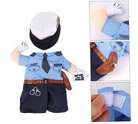 BESPORTBLE Costume De Chat Forme De Policier Vêtements pour Animaux De Compagnie pour Photos Accessoires pour Animaux De Compagnie à Thème Humoristique
