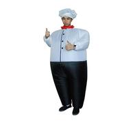 BESPORTBLE Costume de Chef Gonflable Halloween Adulte Unique Polyester Étanche pour Fête Cosplay
