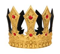 BESPORTBLE Couronne de Roi Médiévale avec Accessoire Prince Adulte et Confortable pour Fête Anniversaire Cosplay et