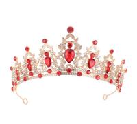 BESPORTBLE couronne de strass pour bandeau de la couronne reine Mariage Tiara de la mariée Tiare être accessoire cheveux accessoires de cheveux de mariée couronne de célibataire alliage