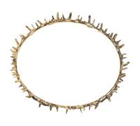 BESPORTBLE couronne d'épines Accessoire de costume couronne médiévale couronne de déesse grecque casque de déesse couronne d'elfe tiare couronne d'hommes couronne masculine Métal Golden