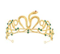 BESPORTBLE Couronne Égyptienne Serpent Vintage avec Étincelants Accessoire Princesse pour Mariage Halloween et Cosplay Diadème Lumineux pour Femmes et à Thème