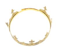 BESPORTBLE Couronne Royale Médiévale Pour Hommes En Métal Ancien Doré, Taille Unique, Accessoire Costume Prince Pour Fête Et Spectacle