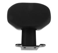 BESPORTBLE Coussin de Dossier de Siège Passager de Moto, Dosseret de Top-case Arrière Détachable, Mousse Pu et Fer, Noir, Épais, pour Motos et Vélos Électriques