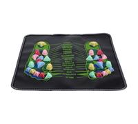 BESPORTBLE Coussin de réflexologie plantaire en PVC avec points d'acupression précis, adapté pour le bien-être en déplacement et en voiture