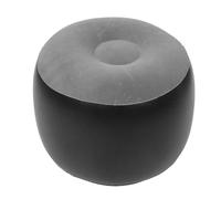 BESPORTBLE Coussin Gonflable de Siège Rond 40X30 CM Gris en Velours Épais Pliable Portable pour Randonnées Voyages et Événements en Extérieur