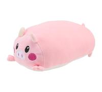 BESPORTBLE Coussin Peluche Doux 28 CM de Cochon Couché Coussin Décoratif Créatif pour Canapé et Lit Présent Garçon et Filles Chaud et Confortable pour L’Hiver