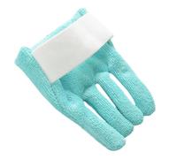 BESPORTBLE Coussinet Absorbant L'humidité et Perméable à L'air en Tissu Éponge de Séparation des Orteils Vert Soin des Pieds des Diabétiques et Patients Alités