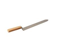 BESPORTBLE Couteau à Désoperculer Outil Manuel de Z Dentelé en Acier Inoxydable et Bois pour Entretien de Ruche , pour Apiculteur et Cadre de Ruche