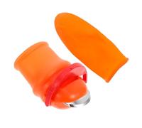 BESPORTBLE Couteau à Pouce en Silicone Multifonction pour Jardinage, Cueillette Fruits et Légumes, Coupe-légumes Léger Petite Taille Manchons Protecteurs pour Récolte en Extérieur