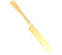 BESPORTBLE Couteau Acier Inoxydable Doré Outil Trancheur Polyvalent Gâteau et Toast Épandeur Confiture Multifonction Ustensile la Cuisine Inox Outil Boulangerie Pratique 1 Pièce