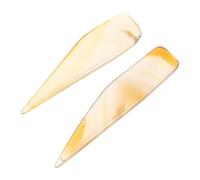 BESPORTBLE Couteau En Agate 7 Cm, 2 Pièces Outils De Polissage Pour Bijoux En or Et Argenté, Ensemble Pour Fabrication De Bagues Et Bracelets, Usage Professionnel Et Amateur, Couleur Aléatoir