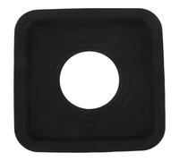 BESPORTBLE Couvercle de Brûleur à Gaz Facile à Nettoyer Noir en Silicone Résistant à Haute Température Protection pour Plaque de Cuisson et Cuisinière à Gaz