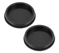 BESPORTBLE Couvercle de Réception du Son du Tambour à Langue 2 Pièces en Silicone Noir Facile à Installer