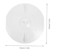 BESPORTBLE Couvercle D'écumoire de Piscine en Abs, Pièce de Rechange Ronde Moyenne, Accessoire Compatible Skimmer Piscine au Sol, Protection Étanche pour Filtration,