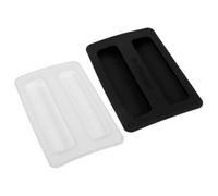 BESPORTBLE Couvercles Anti-poussière pour Grille 2 Pièces, Housse de Protection en Plastique Blanc et Noir, Couverture pour Appareil Cuisine, Accessoire pour Prolonger la Durée de Vie