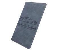 BESPORTBLE Couverture de permis de Conduire Wallet for Men Portefeuilles Hommes Étui de Carte d'assurance Étui de Carte Grise Devant Porte-Cartes PU Support Mince d'assurance Faux Cuir