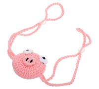 BESPORTBLE Couvre-Nez Tricoté à la Main en Laine Rose, Protection Coupe-Vent et Plus Chaud pour Nez, Accessoire Hiver Chaud pour Voyage et Activités Extérieures, Masque Nez Cosy pour Froid