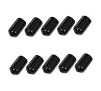 BESPORTBLE Couvre-queues de Billard en Caoutchouc Noir 10 Mm Lot de 10 Embouts de Queue de Billard Mini Accessoire de Protection Anti-Chocs Adapté pour Jeu et Transport
