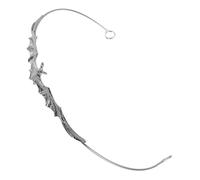 BESPORTBLE crânes de décorations d'halloween accessoire halloween décorations Halloween déguisement d'Halloween cheveux d'Halloween accessoires de cheveux vampire Métal Silver