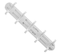 BESPORTBLE Crochet Adhésif sous Armoire Coulissant Multi-Usage 10 Griffes Blanc Support Ustensiles et Organiseur Placard la Cuisine sans Perçage Gain de Place pour Salle de Bain et Balcon