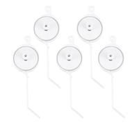 BESPORTBLE Crochet de Croissance de Feuillage de Plantes rétractable, Lot de 5, Plastique Blanc, pour Jardin, Outil de Culture et de Croissance des Plantes, Usage réutilisable