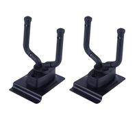 BESPORTBLE Crochet Mural pour Guitare Classique et Électrique, Lot de 2 Supports en Plastique Manchon Flexible, Fixation Murale Sécurisée pour Instruments à Cordes