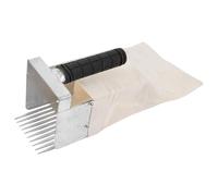 BESPORTBLE Cueille-myrtilles Manuel avec Poignée, Petit Modèle 4,5 Mm, Outil de Jardinage en Plastique Robuste, Râteau à Baies pour Récolte Douce, Accessoires Jardin Couleur Aléatoire