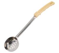 BESPORTBLE Cuillère Doseuse pour Sauce Pizza 3 Oz en Acier Inoxydable Manche Jaune, Louche à Portion Cuisine Professionnelle et Service, Ustensile de Contrôle des Portions pour Accessoires