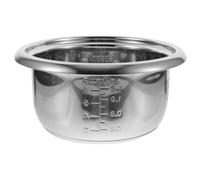 BESPORTBLE Cuiseur Riz Inox Épais Pot Intérieur Multi-usage Cuisson Uniforme Remplacement Cuve Cuiseur Riz Maison