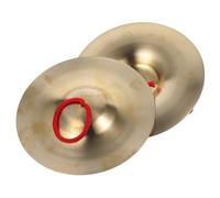 BESPORTBLE Cymbales à Main Cuivre Instrument Percussion Garçon Fille Éducatif Clair pour Danse et Musique