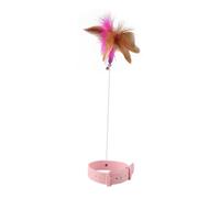BESPORTBLE d'auto- pour Chat Interactive Cat Collier pour Chat réglable Harnais pour Chat Baguettes d'exercice Chaton Chat Teaser de Chat intéressant Chat taquin