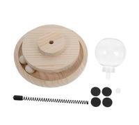 BESPORTBLE de Chat drôle de Nourriture manquante ventouses Balle Jouets de Balle Accessoire pour Chat Balle Qui fuit de la Nourriture pour Chat à Ventouse Khaki