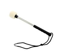 BESPORTBLE de Grosse Caisse Feutre de Laine Manche Acier Inoxydable Accessoire de Percussion Durable pour Tambour Caisse Claire