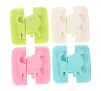 BESPORTBLE de Sécurité pour Tiroirs et Réfrigérateur Lot de 4 Protection Garçon et Autocollant Adhésif Facile à Installer Garçon et Sécurisation des Armoires