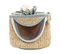 BESPORTBLE de Transport Portable en Flanelle et Maille avec fenêtre, pour Petits Animaux pour Cochon d'Inde et Rat en Voyage Toutes Saisons Couleur Aléatoire