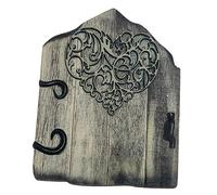 BESPORTBLE décor de scène miniature toys Décoration de jardin miniature toys for sortie Poupée trousse ornement miniature Maisons porte artisanale miniature porte féerique en bois