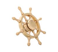 BESPORTBLE Décoration De Barre De Navire en Laiton, Objet Décoratif Rotatif pour Bureau Et Maison, Ornement Nautique pour Amateurs Et Collectionneurs