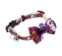 BESPORTBLE Décoration d'halloween pour Animaux De Compagnie Colliers pour Chiens Col à Nœud Calmant pour Les Chats Collier De Chien Arc Collier Décoratif pour Chien Chat Échappé Polyester