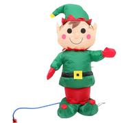 BESPORTBLE Décoration Gonflable Luminescente De Lutin De Noël Ornement Extérieur Étanche Polyester Pour Fête De Noël Et Jardin Modèle Créatif Lumineux Rechargeable