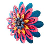 BESPORTBLE Décoration Murale Tournesol Métal Art Mural Floral Pour Chambre Salon Et Salle à Manger Décoration Murale Suspendue