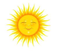 BESPORTBLE Dessin Animé Soleil Stickers Muraux Autocollant Décor Art Peler Et Coller Art Mural Autocollant Décor Décoration pour Chambres D'enfants Bébé Tout-Petits Adolescent Pépinière Chambre Salon