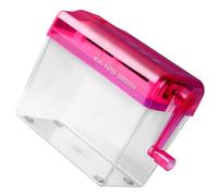 BESPORTBLE Destructeur de Papier Pratique Manuel pour Bureau et École, Léger en Plastique et Métal, Facile à Utiliser pour Protéger la Confidentialité