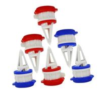 BESPORTBLE Déviateur de Lait pour Boîtes à Boissons avec Couvercle, 6 Pièces, en Abs et Silicone, Pratique pour Verser et Préserver la Fraîcheur la Maison