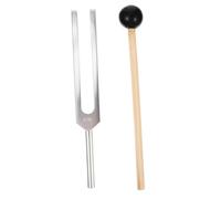 BESPORTBLE Diapason Aluminium avec Marteau Ensemble de Diapasons Thérapeutiques pour Percussion Musicale Outil Professionnel pour Relaxation et Test de Conduction Osseuse