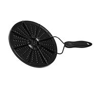 BESPORTBLE Diffuseur De Chaleur Pour Poêle à Gaz En Émail Noir Usage La Cuisine Douce Plaque Conductrice Thermique Compacte Protection Anti-brûlure Et Répartition Uniforme Chaleur