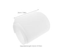 BESPORTBLE Diffuseur pour Ruban LED Flexible 122X20 CM Plaque de Diffusion 1 MM Épaisseur Feuille Lumineuse LED Blanche Laiteuse Panneau D’Éclairage Homogène pour Décoration et Éclairage